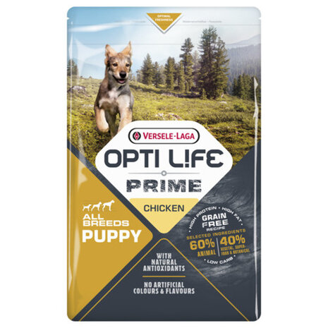Opti Life Prime Puppy All Breeds 2.5 kg Kip Opti Life Prime Puppy All Breeds 2.5 kg Kip
