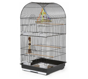 keddoc vogelkooi Budgie tower Zwart 47x47x92 cm