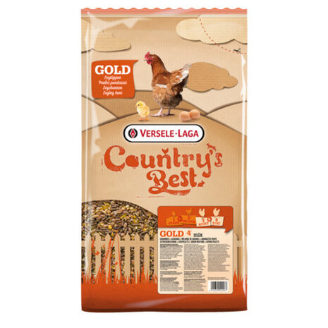 Versele-Laga Country's Be Gold 4 Mix kip-graan+legkorrel 5 kg Versele-Laga Country's Be Gold 4 Mix kip-graan+legkorrel 5 kg