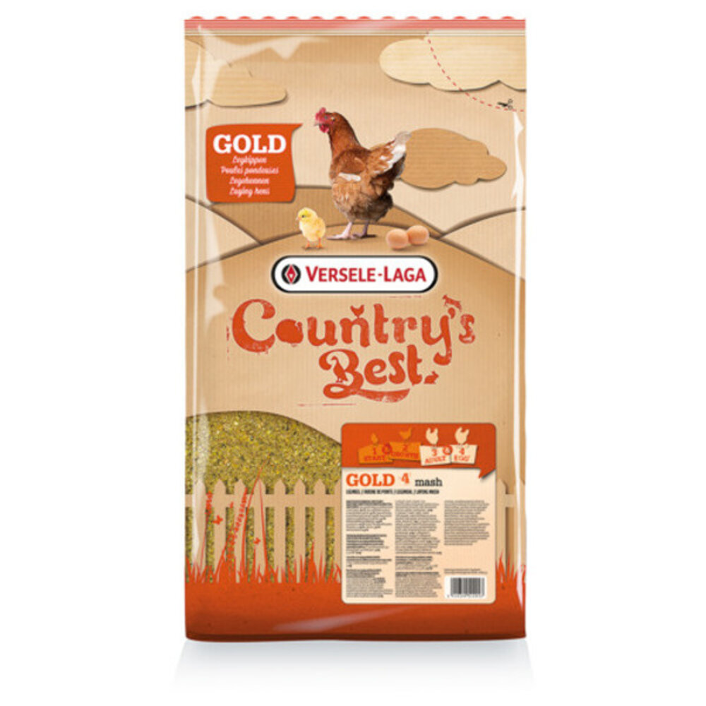 Versele-Laga Country's Be Gold 4 mash legmeel 5 kg Versele-Laga Country's Be Gold 4 mash legmeel 5 kg