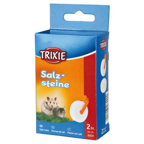 Trixie Zoutliksteen met houder 2x54 g Trixie Zoutliksteen met houder 2x54 g