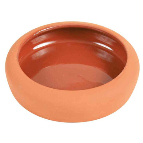 Trixie Voer/Waterbak 125 ml Terracotta Trixie Voer/Waterbak 125 ml Terracotta