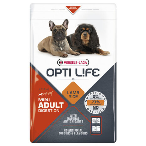 Opti Life Adult Digestion Mini 2.5 kg Opti Life Adult Digestion Mini 2.5 kg