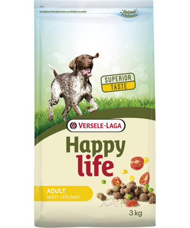 happy life Happy life Adult met Kip 3kg