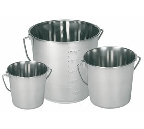 Kerbl Emmer RVS met hengsel Kerbl Emmer RVS met hengsel