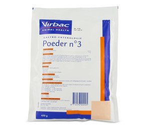 Virbac Poeder nr. 3 Laxeerpoeder 450 gram Virbac Poeder nr. 3 Laxeerpoeder 450 gram