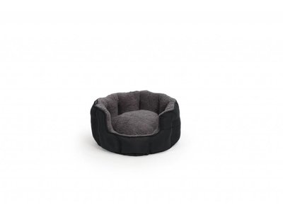 Extra Zachte Hondenmand met Afneembare en Wasbare Hoes - 51 Degrees North - Bruin/Beige of Zwart/Grijs in maat S/M/L