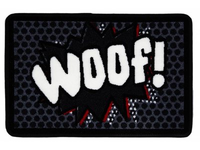 Pet Rebellion Wasbare Voerbakmat Woof!