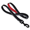 Kurgo Kurgo Springback Hondenriem met Bungee Effect - Zwart/Rood - Medium of Small Kurgo Kurgo Springback Hondenriem met Bungee Effect - Zwart/Rood - Medium of Small