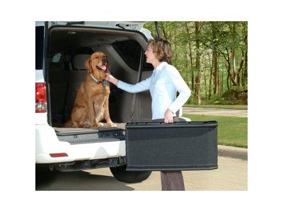 Ultra lichte Looplank voor Honden - PetSafe UltraLit Bi-Fold- Gemakkelijk en Veilig toegang tot auto's & meubels - 157 x 40 x 10 cm