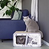 District 70 District 70 SARDINE - Design Katten Krabmeubel van gerecycled karton - Zwart, Wit of Perzik - Afmeting 60x30x30 cm District 70 District 70 SARDINE - Design Katten Krabmeubel van gerecycled karton - Zwart, Wit of Perzik - Afmeting 60x30x30 cm