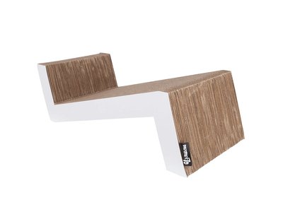 Krabplank voor Katten van duurzaam en gerecycled karton - District 70 - 60x28x18 cm