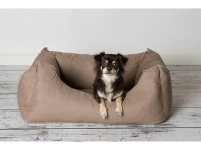 Hondenmand Comfortabel - Rebel Petz Box - Antraciet, Taupe & Zwart - Maat S/M/L