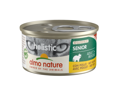 Almo Nature Natvoer voor Senior - Holistic Senior Mousse - 24 x 85g
