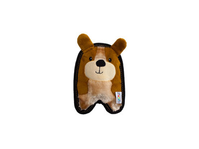 Stevige knuffel voor kleine honden met Speciale Onverwoestbare Pieper - Outward Hound Invincibles - Chicky Geel / Penguin Blauw of Puppy Bruin