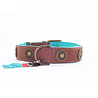 Dog With A Mission Sterke leren hondenhalsband van dik tuigleer met design munten - Dog with a Mission Urban - in XXS tot XXL Dog With A Mission Sterke leren hondenhalsband van dik tuigleer met design munten - Dog with a Mission Urban - in XXS tot XXL