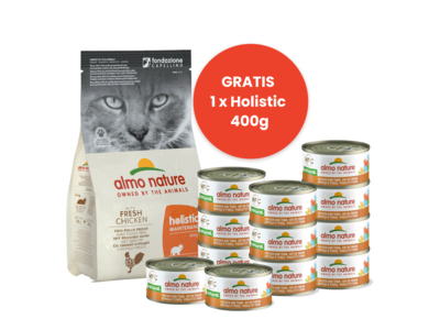 Almo Nature Start Pakket voor Volwassen Katten