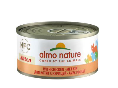 Almo Nature Kittenpakket voor Kittens - 1 zakje Holistic 400g + 12 blikjes HFC 70g Kitten
