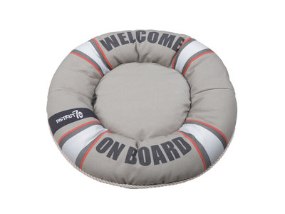 Reddingsboei Kattenmand - District 70 LIFE BUOY - Oranje, Grijs en Zand