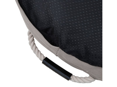 Zacht en Rond Hondenkussen in 2 kleuren - District 70 SNUG Pouf - Grijs & Zand
