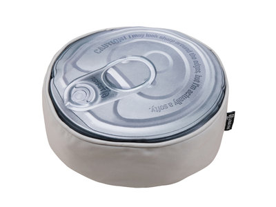 Blik Hondenkussen voor Kleine Honden in 3 kleuren - District 70 TIN Pouf - Iron, Roest & Zand