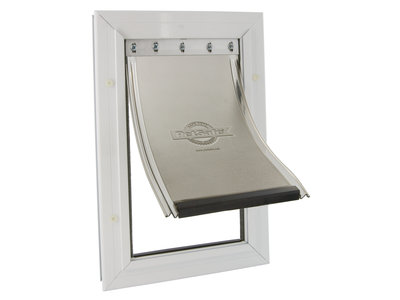 Staywell® 620 Aluminium huisdierluik met slijtvaste flexibele klap met UV-zonbescherming in 4 maten beschikbaar