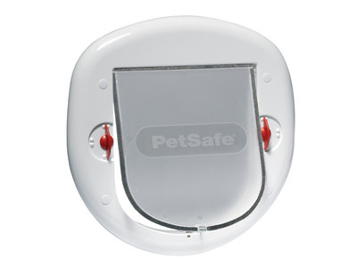 Staywell® Grote kat of kleine hond luik in Wit of Frosted