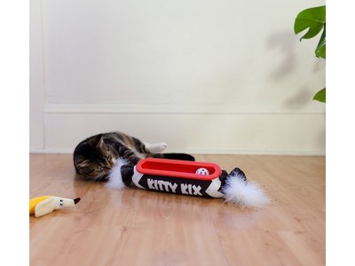 Petstages Kitty Roll Kicker Track - Interactief speelgoed met balletjes en kattenkruid