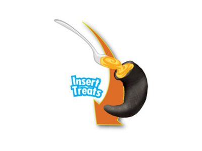 Nylabone Extreme kauwbot Hoorn met bizonsmaak - Medium