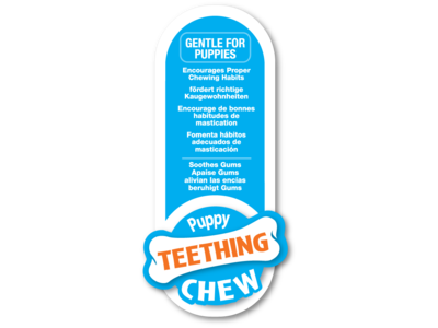 Puppy Starterkit Triopack kauwbotten met kipsmaak voor wisselgebit - Nylabone - Small