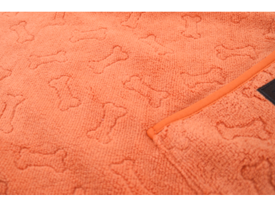 Greenfields Pocket Towel - Handdoek van microvezel voor honden - Om je hond snel af te drogen - Oranje - 25x91cm