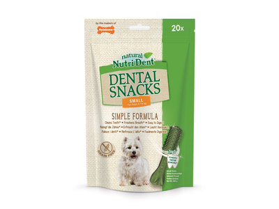 Nylabone Nutri Dent Denta Stix - Gebitsverzorgende hondensnack om tandplak en tandsteen te verminderen - Verfrist de adem - Mini / Small / Medium / Large