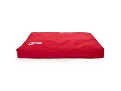 Sterk Hondenkussen Water- en Vuilafstotend - 51 Degrees North - Rood, Antraciet en Grijs in Small (80x60x10cm) of Large (115x80x15cm)