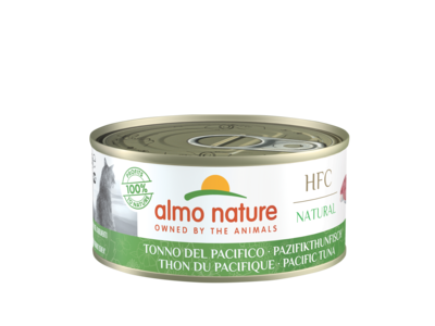Almo Nature Natvoer voor Katten - HFC Natural - 24 x 150g - Bereid met natuurlijke vers vlees of vis - Verkrijgbaar in diverse smaken
