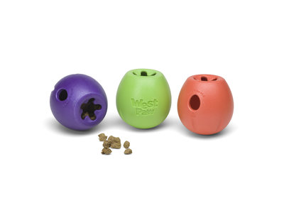 West Paw Rumbl met Zogoflex® Echo - Vulbaar Hondenspeelgoed en Slow Feeder - Geschikt voor Pups en Zachte kauwers