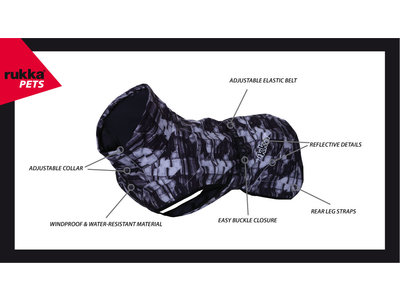 Softshell hondenjas voor actieve honden - in 9 maten