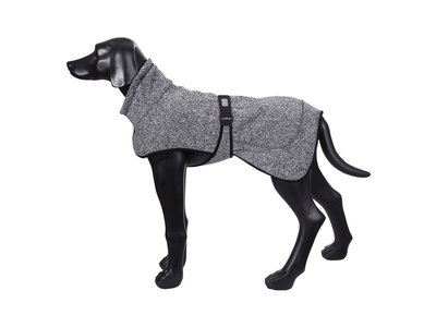 Rukka Pets Comfy Jacket - Warme fleece jas voor honden - 9 maten - Bruin, grijs