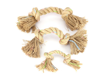 Flostouw voor Kleine en Grote Honden - Stevig en Verantwoorde Tandverzorging - Beco Pets BecoRope - In Small (25cm), Medium (35cm) of Large (47cm)