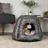 Scruffs Scruffs Knightsbridge - Stijlvolle eco-leren kattenmand - in Bruin en Grijs Scruffs Scruffs Knightsbridge - Stijlvolle eco-leren kattenmand - in Bruin en Grijs