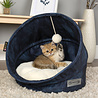 Scruffs Scruffs Kensington - Stijlvolle eco-leren kattenmand - in blauw, creme, grijs of bruin Scruffs Scruffs Kensington - Stijlvolle eco-leren kattenmand - in blauw, creme, grijs of bruin