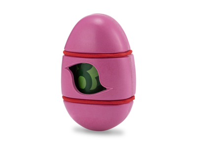 Beco Pocket - Milieuvriendelijke Poepzakjeshouder - Te bevestigen aan riem, inclusief 15 Hondenpoepzakjes - Beco Pets - in Groen, Naturel, Blauw en Roze