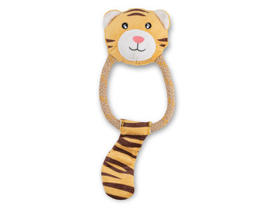 Pluche Hondenknuffel met Pieper Tijger