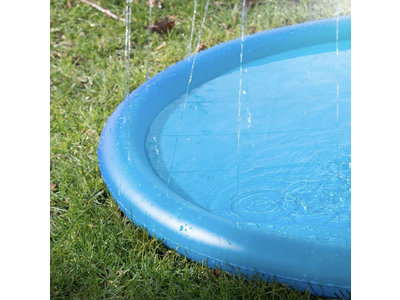 CoolPets Splash Pool Water Sprinkler - Verkoelende watersproeier voor honden - Spelenderwijs afkoelen - Eenvoudig aan te sluiten op de tuinslang