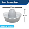 PetSafe PetSafe® Streamside Ceramic Pet Fountain - Keramische drinkfontein voor katten en kleine honden - Water borrelt zacht over de toren - Door het design van alle kanten bereikbaar - 1,8 liter PetSafe PetSafe® Streamside Ceramic Pet Fountain - Keramische drinkfontein voor katten en kleine honden - Water borrelt zacht over de toren - Door het design van alle kanten bereikbaar - 1,8 liter
