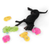West Paw West Paw Rowdies™ Wilson - Pluche Hondenspeelgoed - Sterke Knuffel met Pieper in Roze, Groen en Geel - Ideaal voor Trekspel West Paw West Paw Rowdies™ Wilson - Pluche Hondenspeelgoed - Sterke Knuffel met Pieper in Roze, Groen en Geel - Ideaal voor Trekspel