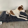 HuggleHounds HuggleHounds - Wasbare Fleece Hondenmat van Lamswol voor benches of als los kussen - In Naturel of Grijs - S/M/L/XL/XXL HuggleHounds HuggleHounds - Wasbare Fleece Hondenmat van Lamswol voor benches of als los kussen - In Naturel of Grijs - S/M/L/XL/XXL