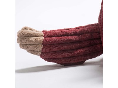 HuggleHounds Sly Fox Knottie™ – Hondenspeelgoed Vos – XS/S/L – Hondenknuffel met Tuffut Technology® - Machine wasbaar