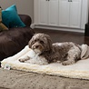 HuggleHounds HuggleHounds - Wasbare Fleece Hondenmat van Lamswol voor benches of als los kussen - In Naturel of Grijs - S/M/L/XL/XXL HuggleHounds HuggleHounds - Wasbare Fleece Hondenmat van Lamswol voor benches of als los kussen - In Naturel of Grijs - S/M/L/XL/XXL