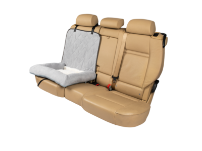 PetSafe Happy Ride™ Car Dog Bed - Hondenbed voor in de auto - Kleur Grijs - Afmetingen 102x58x13cm