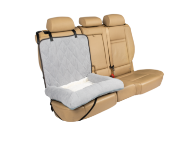 PetSafe Happy Ride™ Car Dog Bed - Hondenbed voor in de auto - Kleur Grijs - Afmetingen 102x58x13cm